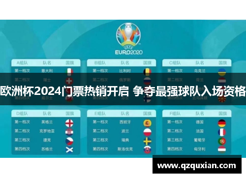 欧洲杯2024门票热销开启 争夺最强球队入场资格